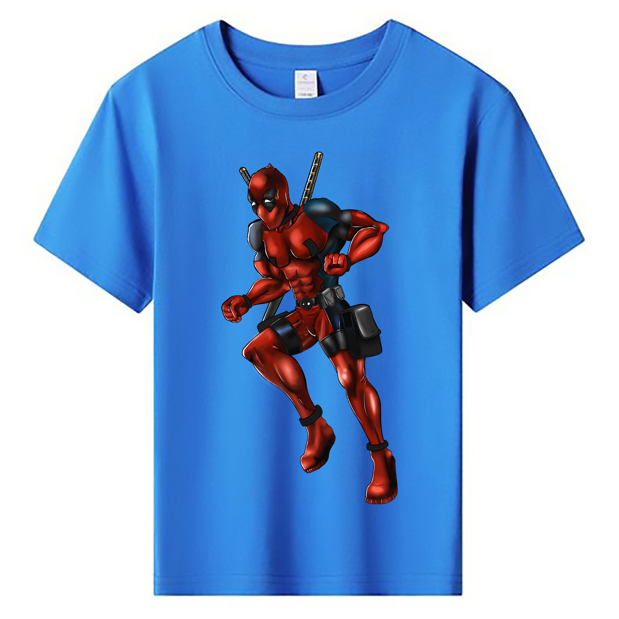 （画像用） Deadpool デッドプール 綿100％キッズTシャツ（フロントプリント）
